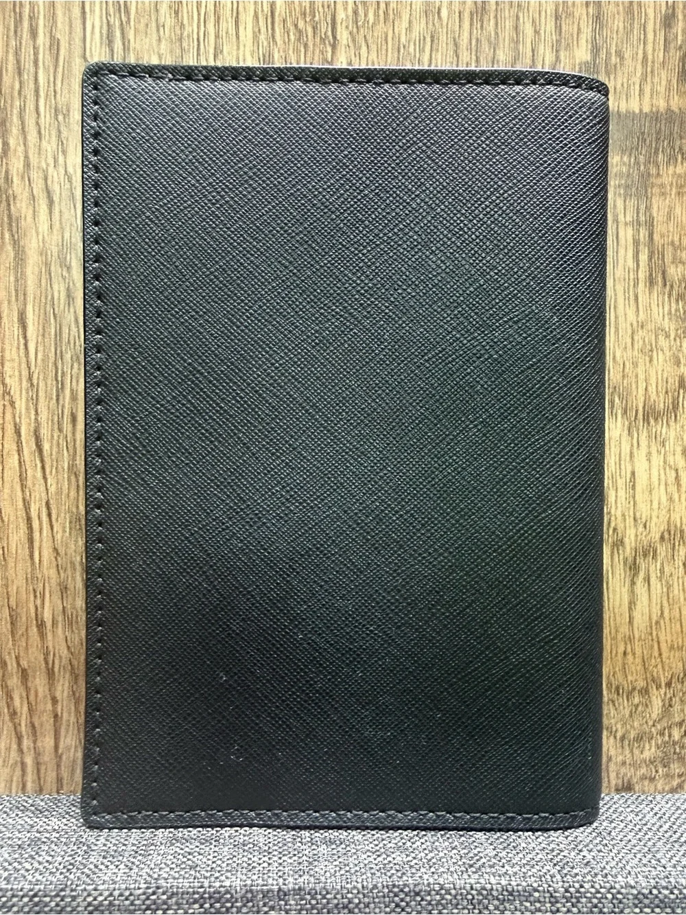 Kate Spade- Cameron Street Saffiano Leather Passport/Wallet Holder Black